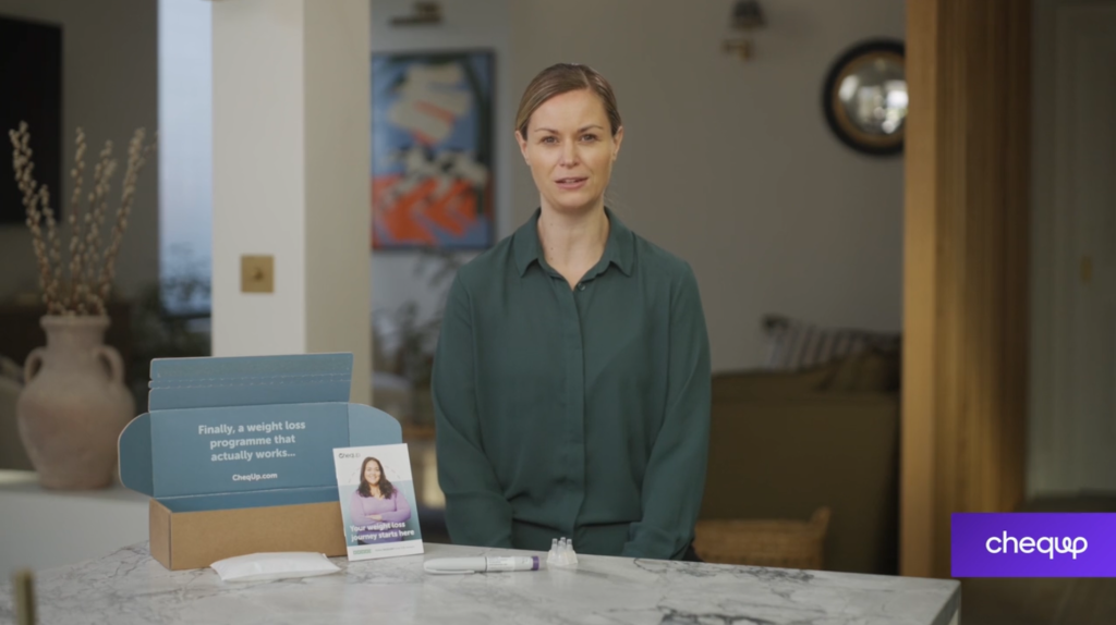 Women teaching about weigh loss medication