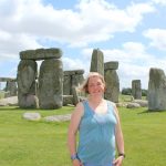 Women stood in front of Stonehenge