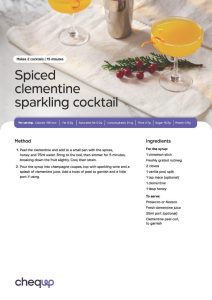 weight loss friendly cocktail recipe