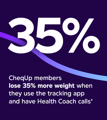 CheqUp 35% claim banner