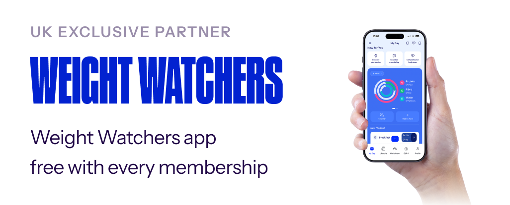 UK exclusive partner of Weight Watchers. Weight Watchers app free with every membership